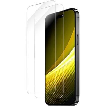 iPhone 15 iPhone 15 Pro ガラスフィルム 2枚入り 超透明 LEPLUS NEXT