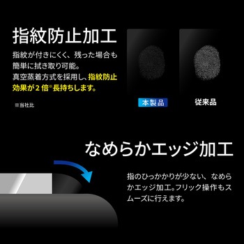 iPhone 15 ガラスフィルム 全面保護 ブルーライトカット LEPLUS NEXT