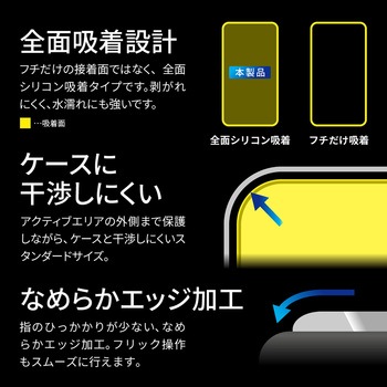 iPhone 15 Pro ガラスフィルム ブルーライトカット LEPLUS NEXT