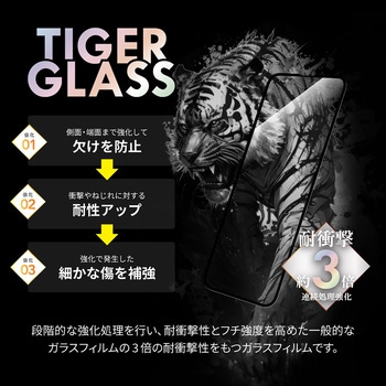 iPhone 15 Pro ガラスフィルム 全面保護 ソフトフレーム 超透明 LEPLUS NEXT