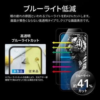 iPhone 15 Pro Max ガラスフィルム ブルーライトカット LEPLUS NEXT