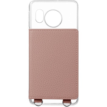 AQUOS sense8 カード収納付きレザーケース ストラップホール付き LEPLUS NEXT