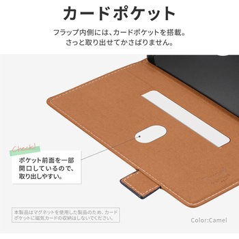 Xperia 5 V 薄型・軽量PUレザー手帳ケース マグネット仕様 スタンド機能 手帳型 LEPLUS NEXT