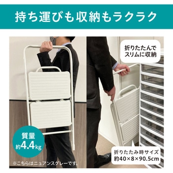 折りたたみステップ2段 アイリスオーヤマ