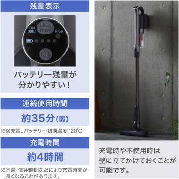 SCD-141P-B 充電式サイクロンスティッククリーナー パワーヘッド 1台