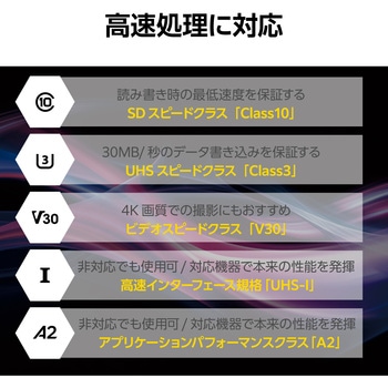 マイクロSDカード microSDHC Class10 UHS-I U3 V30 読込最大90MB/s 防水 IPX7 SD変換アダプター付 エレコム