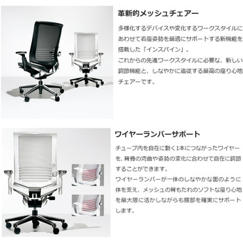 オフィスチェアー インスパイン ヘッドレスト付きタイプ(配送・組立サービス付き) コクヨ