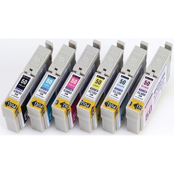 インクカートリッジ 互換 エプソン EPSON カラークリエーション IC6CL50 対応 6色セット 使い切りタイプ カラークリエーション