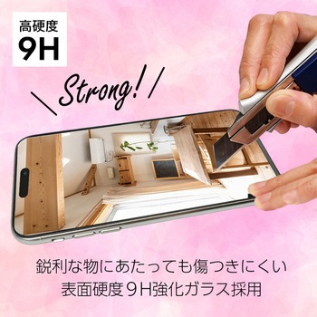 iPhone15/15Pro兼用マットタイプガラスパネル エアージェイ