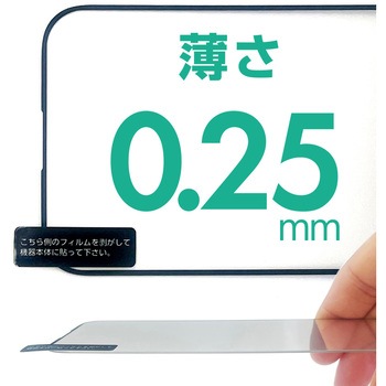 iphone15pro用3D全面保護スーパークリアガラスパネル エアージェイ
