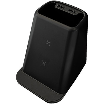 ペンスタンドUSBポート付きワイヤレス充電器 エアージェイ
