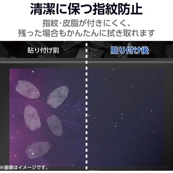 Steam Deck OLED / SteamDeck LCD ガラスフィルム 高透明 光反射軽減 表面硬度10H 強化ガラス 指紋防止 エレコム