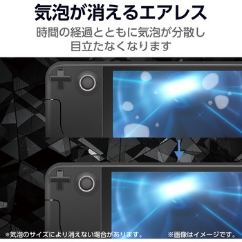 Steam Deck OLED / SteamDeck LCD ガラスフィルム 高透明 光反射軽減 表面硬度10H 強化ガラス 指紋防止 エレコム