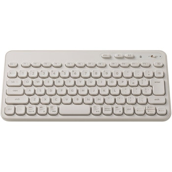 ワイヤレスキーボード 無線 Bluetooth メンブレン式 ミニサイズ テンキーレス コンパクト Caps Lock無効化スイッチ iOS ChromeOS Android 各種対応 】 エレコム