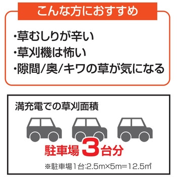 充電式バリカン草刈機 18V 2．5Ah スマートシリーズ 工進