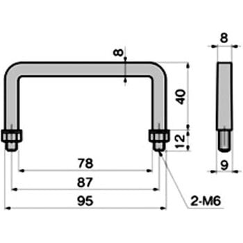 角型1号取手(P=87) TAKIGEN(タキゲン)
