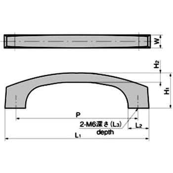 AP-3-1-Ivory 取手2型(P=102) 1個 タキゲン(TAKIGEN) 【通販モノタロウ】