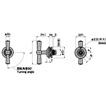 T型ハンドル - TAKIGEN(タキゲン)