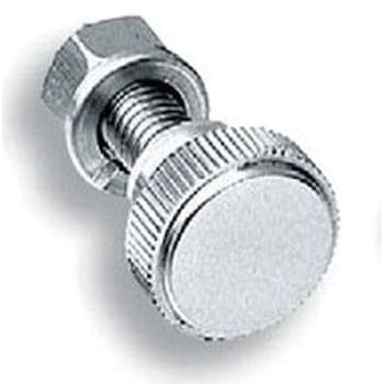 小型ローレットつまみ(首下25×M8雄ねじ) TAKIGEN(タキゲン)