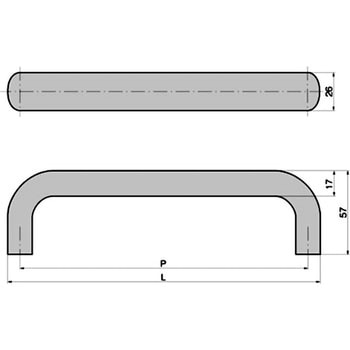 オーバル取手(P=150) TAKIGEN(タキゲン)