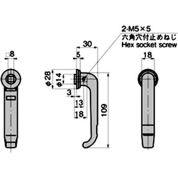 アルミインナーハンドル TAKIGEN(タキゲン)