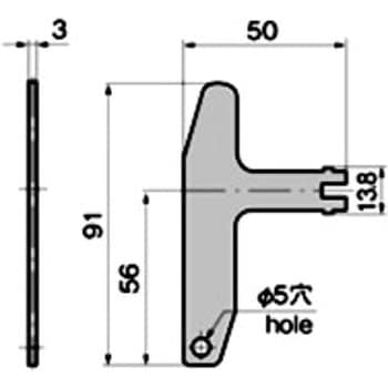 ステンレス ロック用抜差しハンドル TAKIGEN(タキゲン)