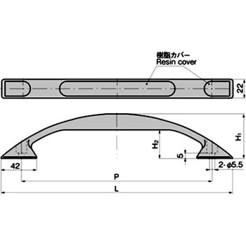 アーチ取手(P=270) TAKIGEN(タキゲン)