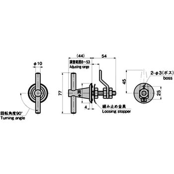 T型ハンドル TAKIGEN(タキゲン)