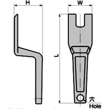 A-312-1-H 防水ダブルロック用抜差しハンドル 1個 タキゲン(TAKIGEN