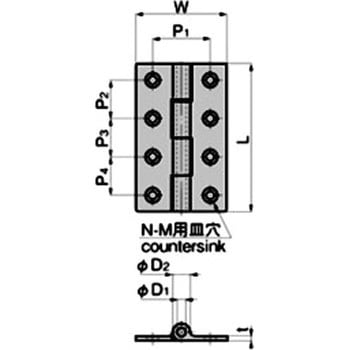 平型蝶番 TAKIGEN(タキゲン)