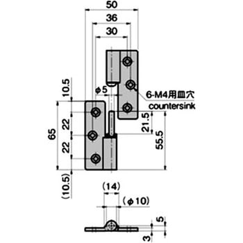リフト式抜差し蝶番 TAKIGEN(タキゲン)