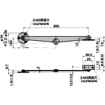 B-1040-1-R ステンレス 天蓋用ステー 1個 タキゲン(TAKIGEN) 【通販