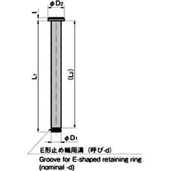 B-1099-3 ステンレス ピン(Φ5×L80) 1個 タキゲン(TAKIGEN) 【通販