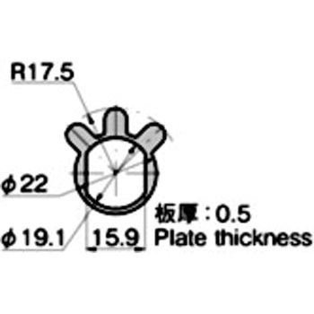 六角ナット緩み止め平座金 TAKIGEN(タキゲン)