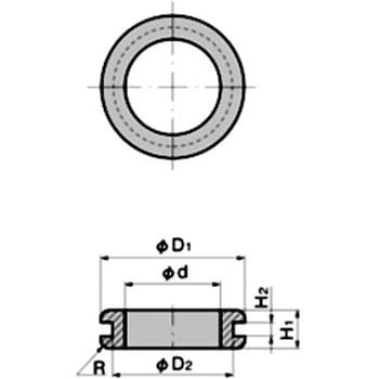 C-30-NG-79-A-1-EP-UL 難燃性グロメット(Φd =5 H2=1) TAKIGEN C-30-NG-79-A-1-EP-UL 難燃性グロメット(Φd =5 H2=1) TAKIGEN