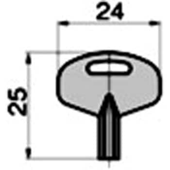C-174-SH-K 六角レンチ締付ファスナー用キー 1個 TAKIGEN C-174-SH-K 六角レンチ締付ファスナー用キー 1個 TAKIGEN