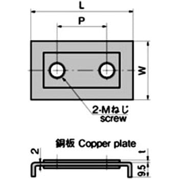 接地端子(2-M10) TAKIGEN(タキゲン) 端子ねじ 【通販モノタロウ】