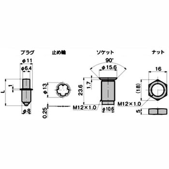 カムロックファスナー TAKIGEN(タキゲン)