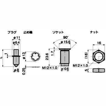 カムロックファスナー TAKIGEN(タキゲン)