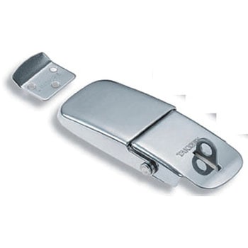 ステンレス 大型パチン錠 TAKIGEN(タキゲン) キャッチクリップ