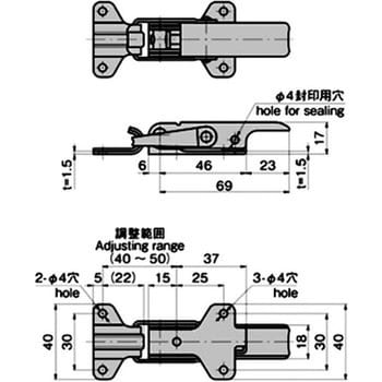 ステンレス アジャストファスナー