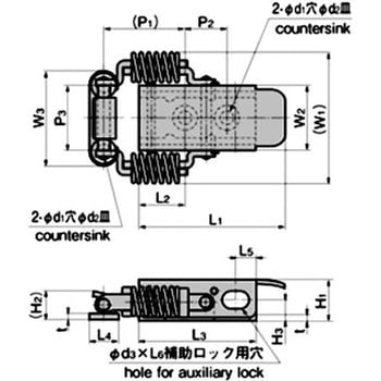 ステンレス キャッチクリップ TAKIGEN(タキゲン)