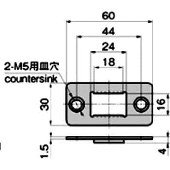 ステンレス ラッチストライカー TAKIGEN(タキゲン) ロック、鍵
