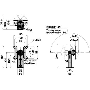 車両用モニターアーム TAKIGEN(タキゲン)
