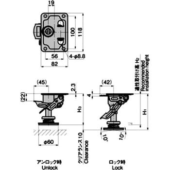 ペダルロック タキゲン(TAKIGEN) アルミフレーム用その他部品 【通販