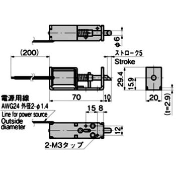 普及型ソレノイドロック(通電時解錠型) TAKIGEN(タキゲン)