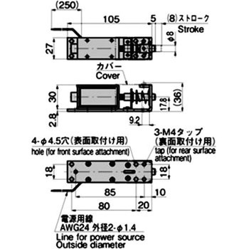 ソレノイドロック(通電時施錠型) TAKIGEN(タキゲン)