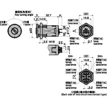 キースイッチ S-289 TAKIGEN(タキゲン)