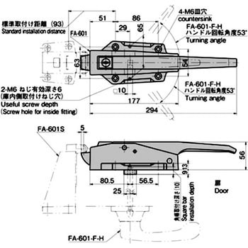 密閉用セフティハンドル TAKIGEN(タキゲン)