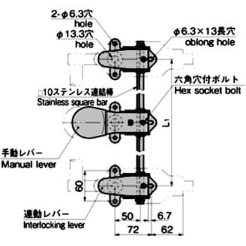 連動安全装置用手動レバー TAKIGEN(タキゲン)